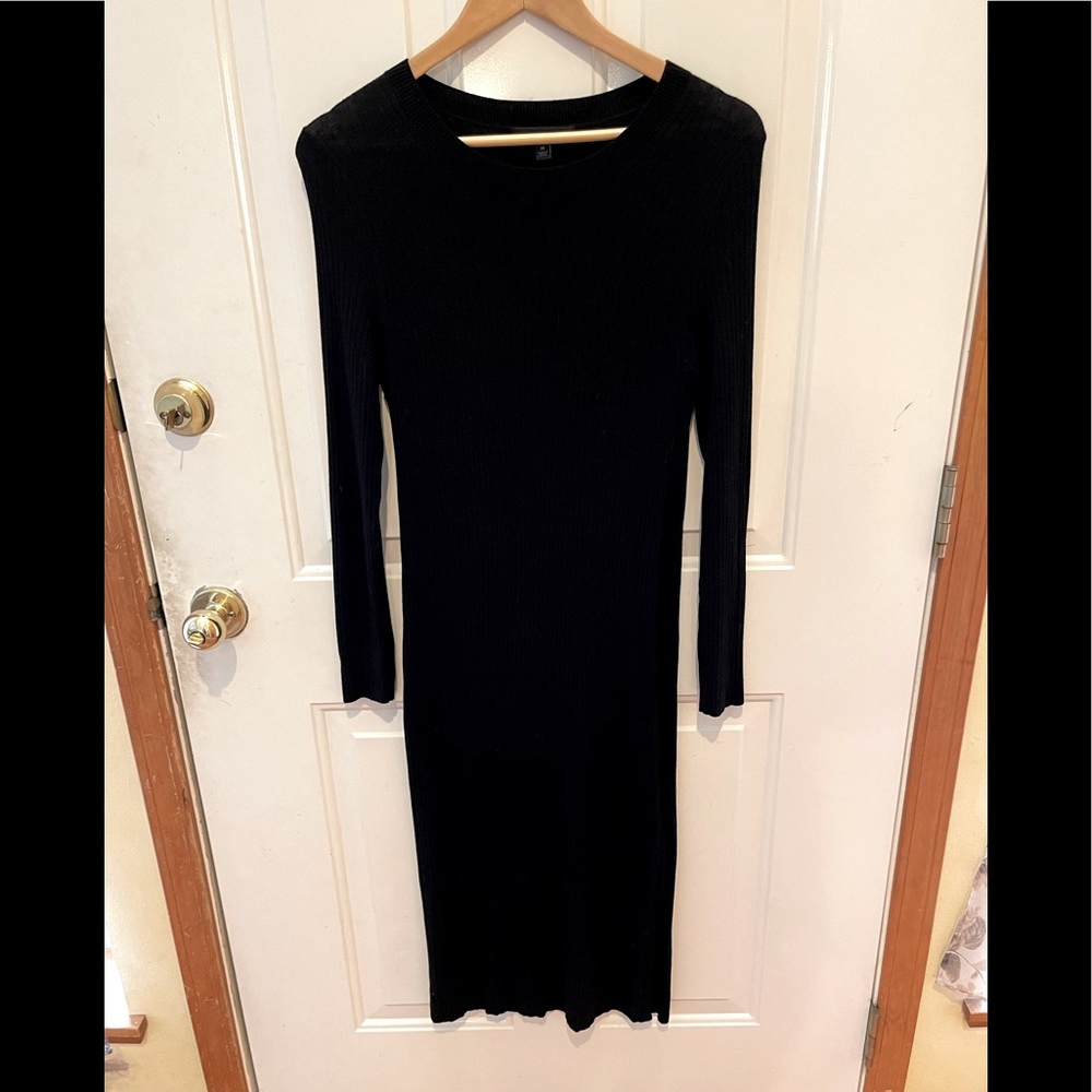 Long sleeve Banana Republic sweater dress.